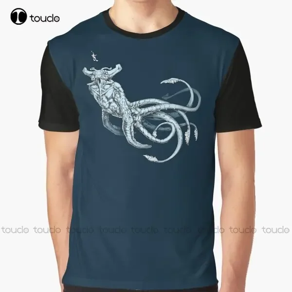Sea Emperor Transparent Graphic T-Shirt Custom Aldult Teen Unisex Digital Printing Tee Shirts Custom Gift Xxs-5Xl Streetwear