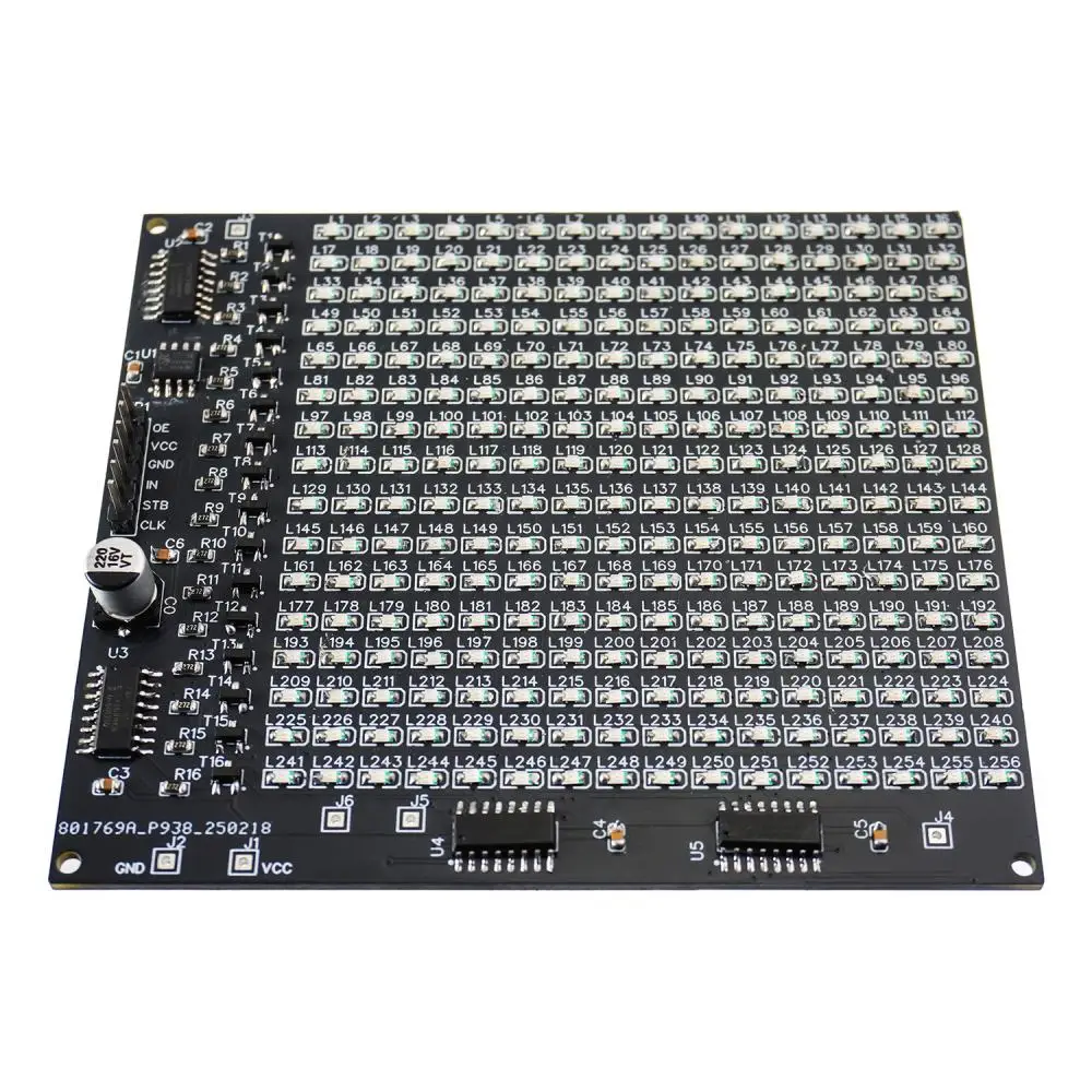 16x16 LED Matrix Electronic SMT Welding Training Kit Soldering Practice Board DIY Project Components For Skill Development