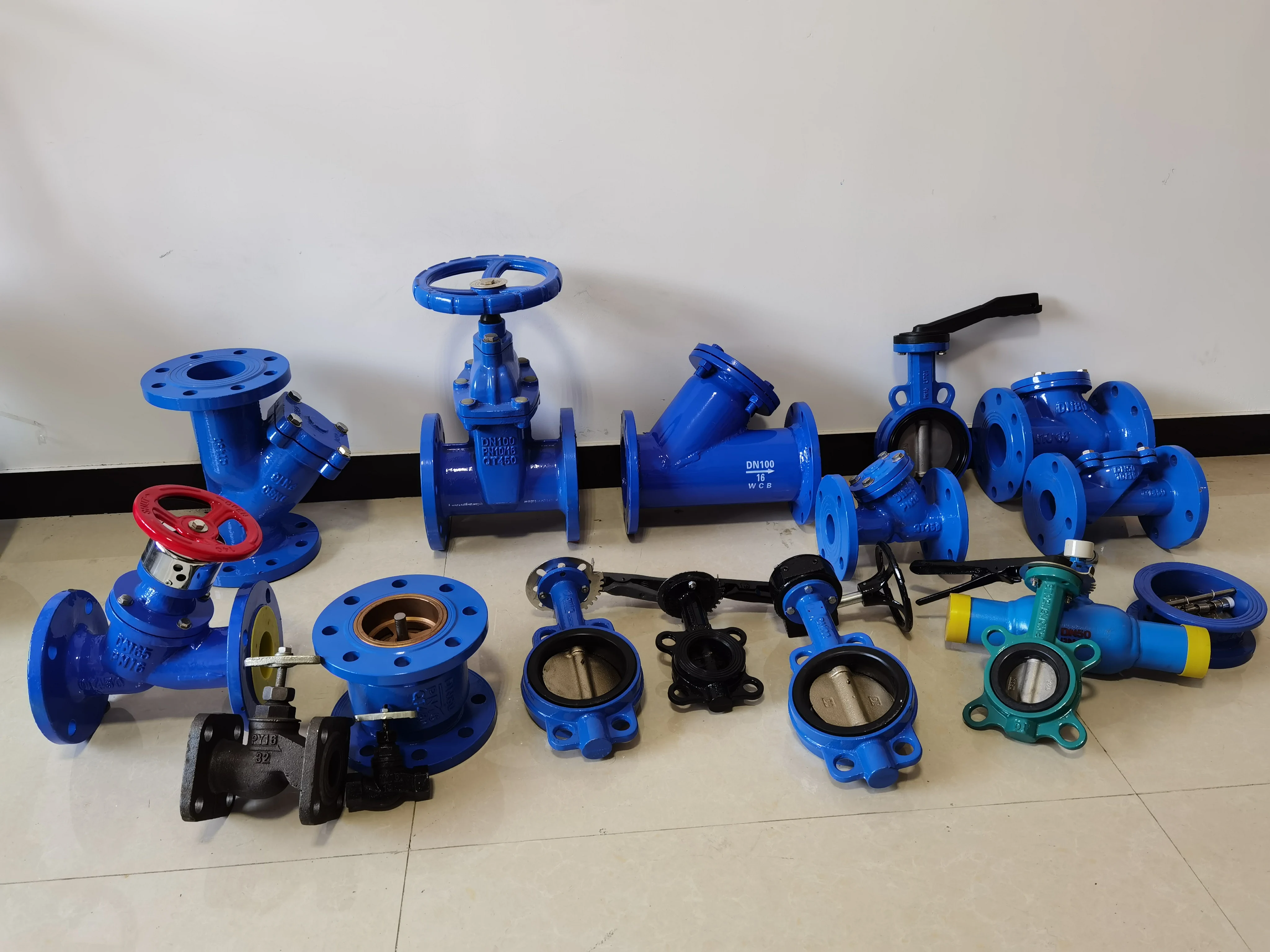 Mídia base WCB da válvula de pitada com luva de borracha manual SS304