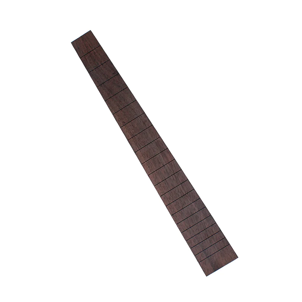 GSD113 20 Frets Semi-finished Rosewood Guitar Fingerboard Fretboard Blank Plate for Guitar Bass (Coffee)