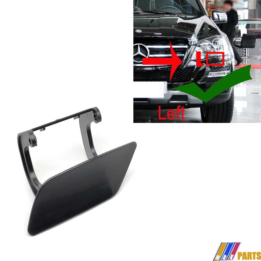 A1648600908 A1648601008 Fit 09-11 Left&Right Mercedes-Benz ML-Class W164 FL 280 300 320 350 500 550 Headlight Washer Cover