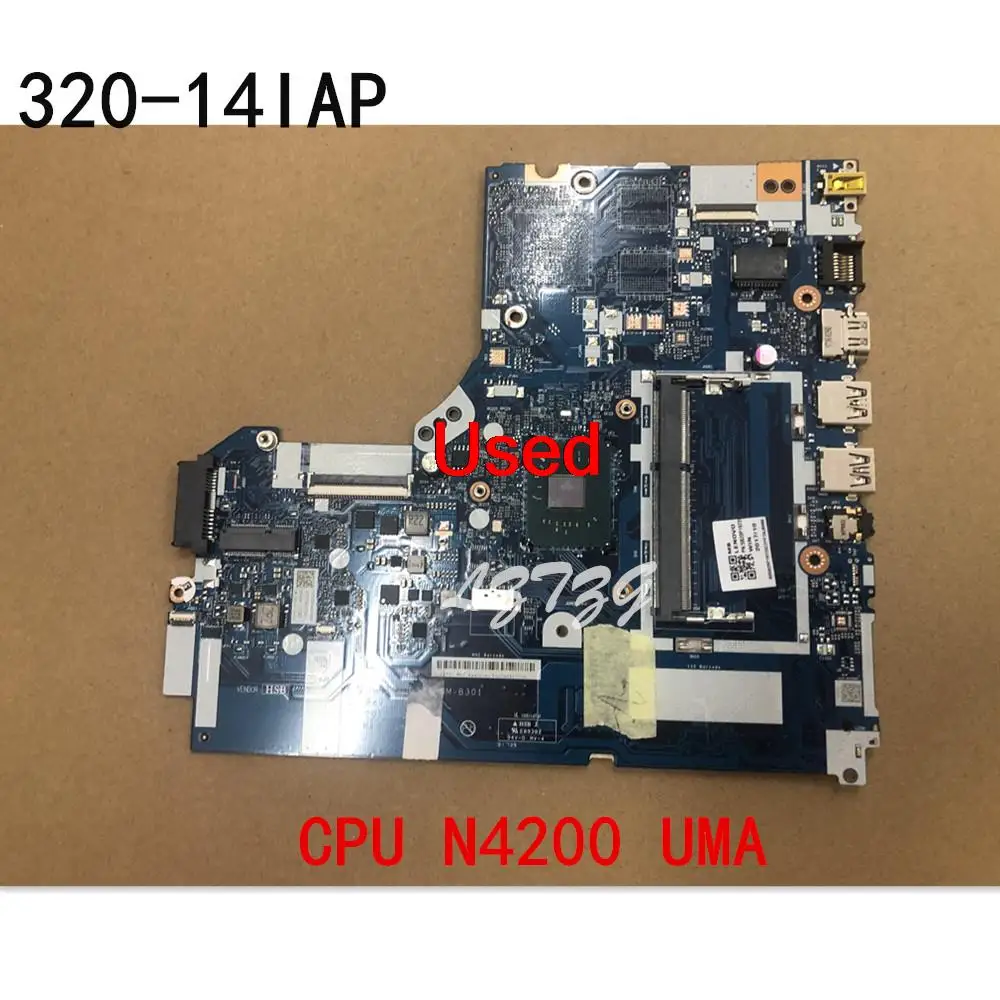 

Used for lenovo ideapad 320-14IAP UMA Laptop Motherboard CPU N4200 FRU 5B20P19712 5B20P19720