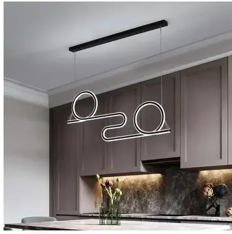 Modern LED Pendant Light Aluminum Hanging Lamp for Home Living Dining Room Restaurant Office