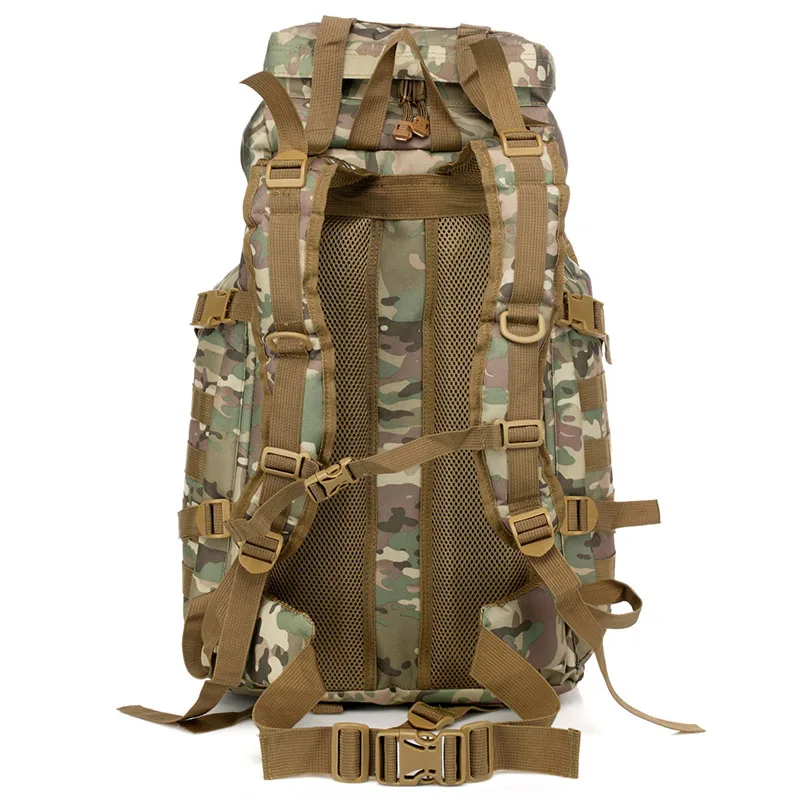 Imagem -05 - Russo Emr Camuflagem Mochila 60l Camping Montanhismo Mochila Viagem Ciclismo Ataque Tático Caminhadas Bolsas