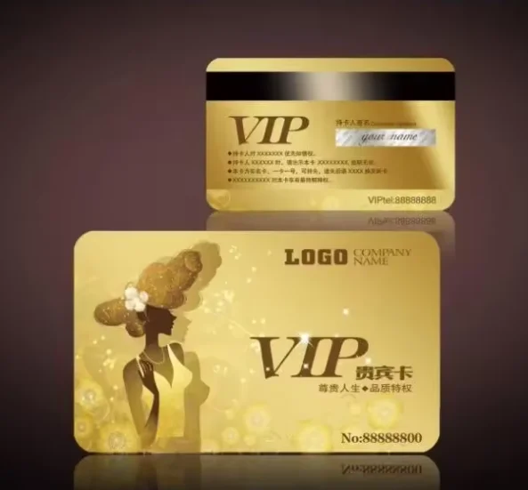 

Customized double-sided printed plastic business card embossed matte PVC name member plastic card VIP gift card