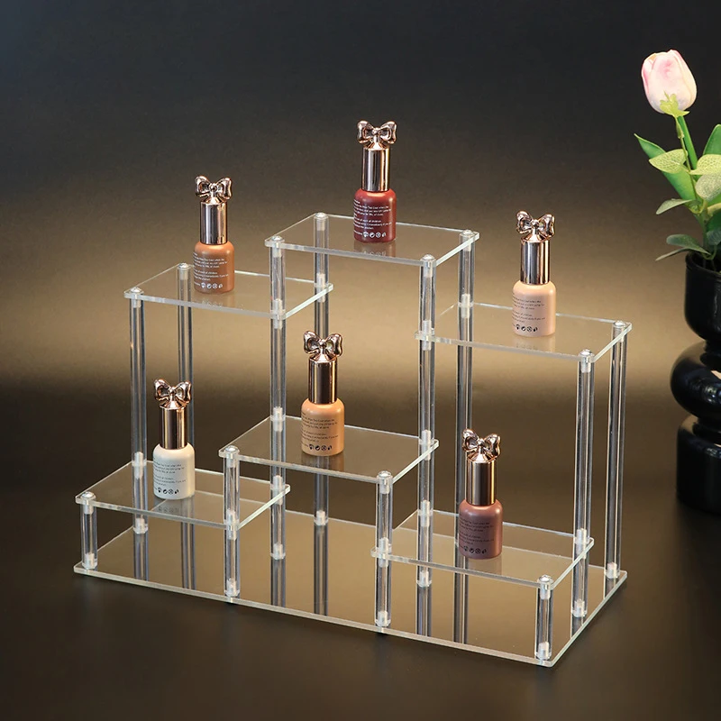 

Acrylic Perfume Display Stand Potted Plant Storage Rack Car Model Display Shelf Cupcake Storage Holder Desktop Organizing Shelf