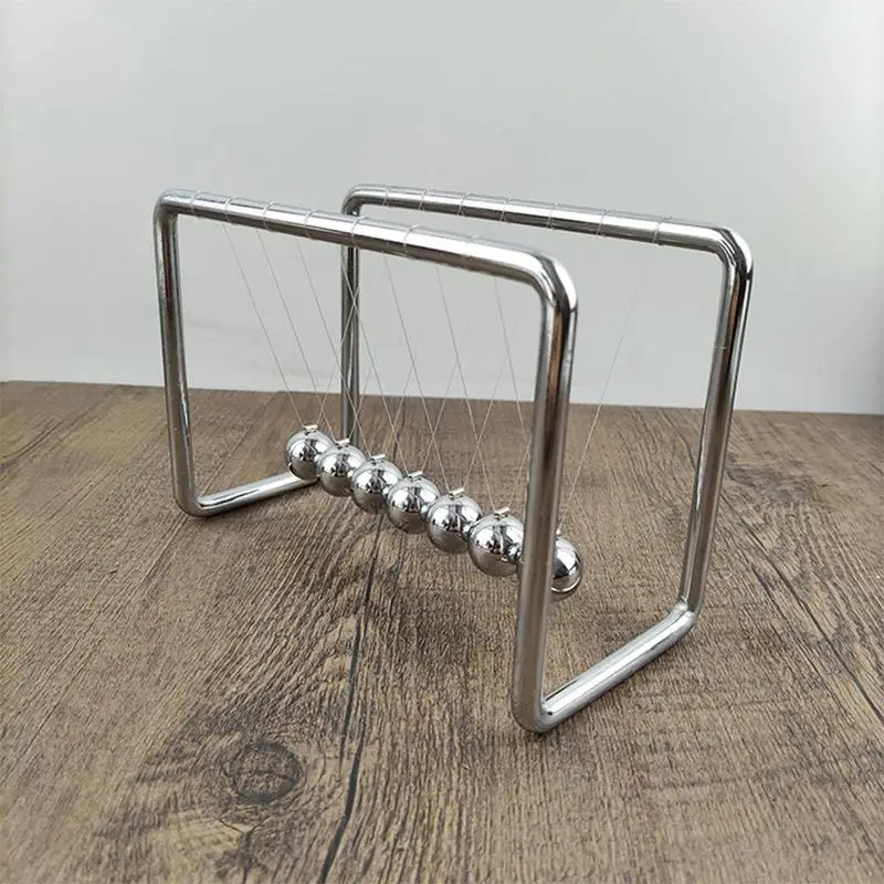 Bolas De Equilíbrio De Pêndulo De Aço Inoxidável, Newton Cradle, Balls De Equilíbrio, Brinquedo, Desk Decor, Escola, Física, Ciência, Ensino de oferta