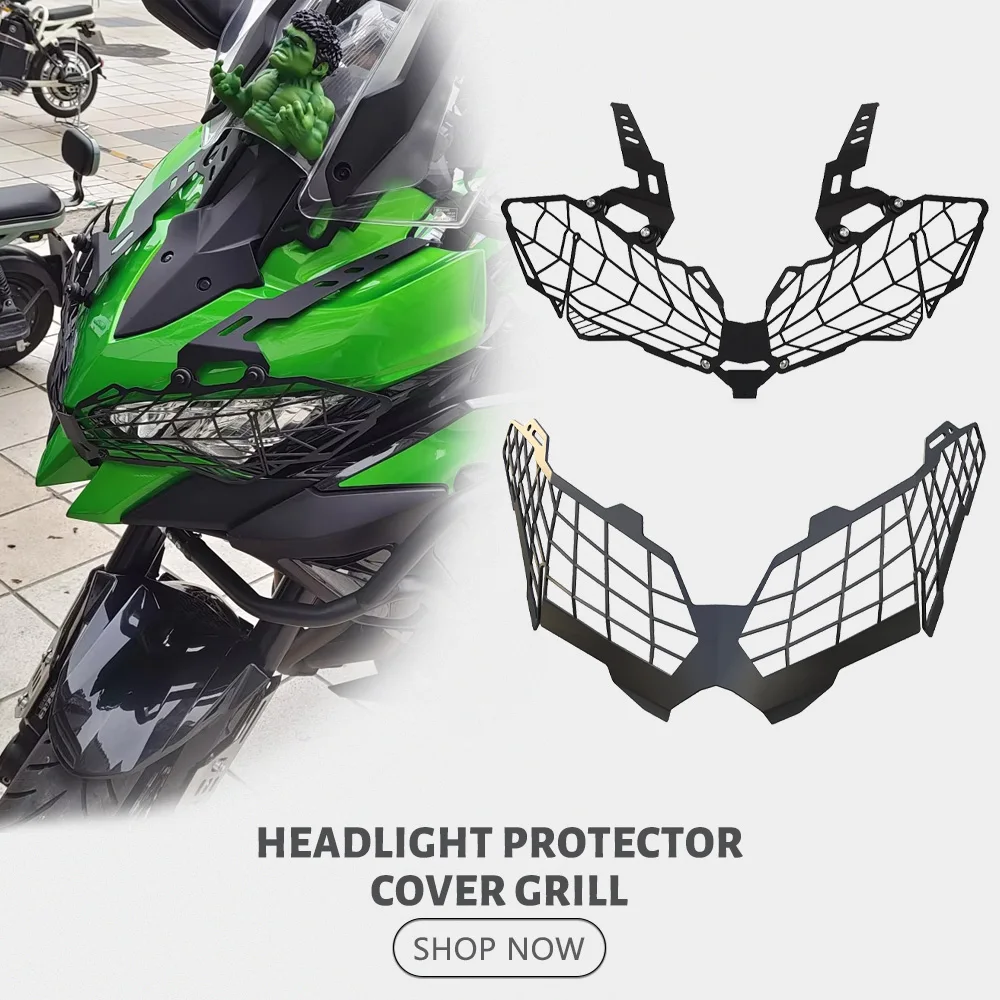 Versys 1000 Headlight Guard Grille Cover For KAWASAKI Versys1000 KLE 1000 KLE1000 2015 2016 2017 2018 2019 2020 2021 2022 2023