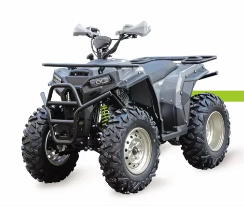 High-performance all-terrain vehicle with 200cc engine for multi-purpose off-road expeditions, available in tire sizes