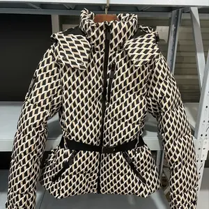 2025 Rare New Fashion Women's Waist with Belt with Hooded Cotton Jacket Traveling Warm Wind Jacket More Comfortable to wear 10 Main Women's Parka Sales - №8