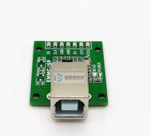 AU6438BS Chip 3 Line EMMC-ISP High-speed Fly Wire Tool USB-B Type Computer Communication