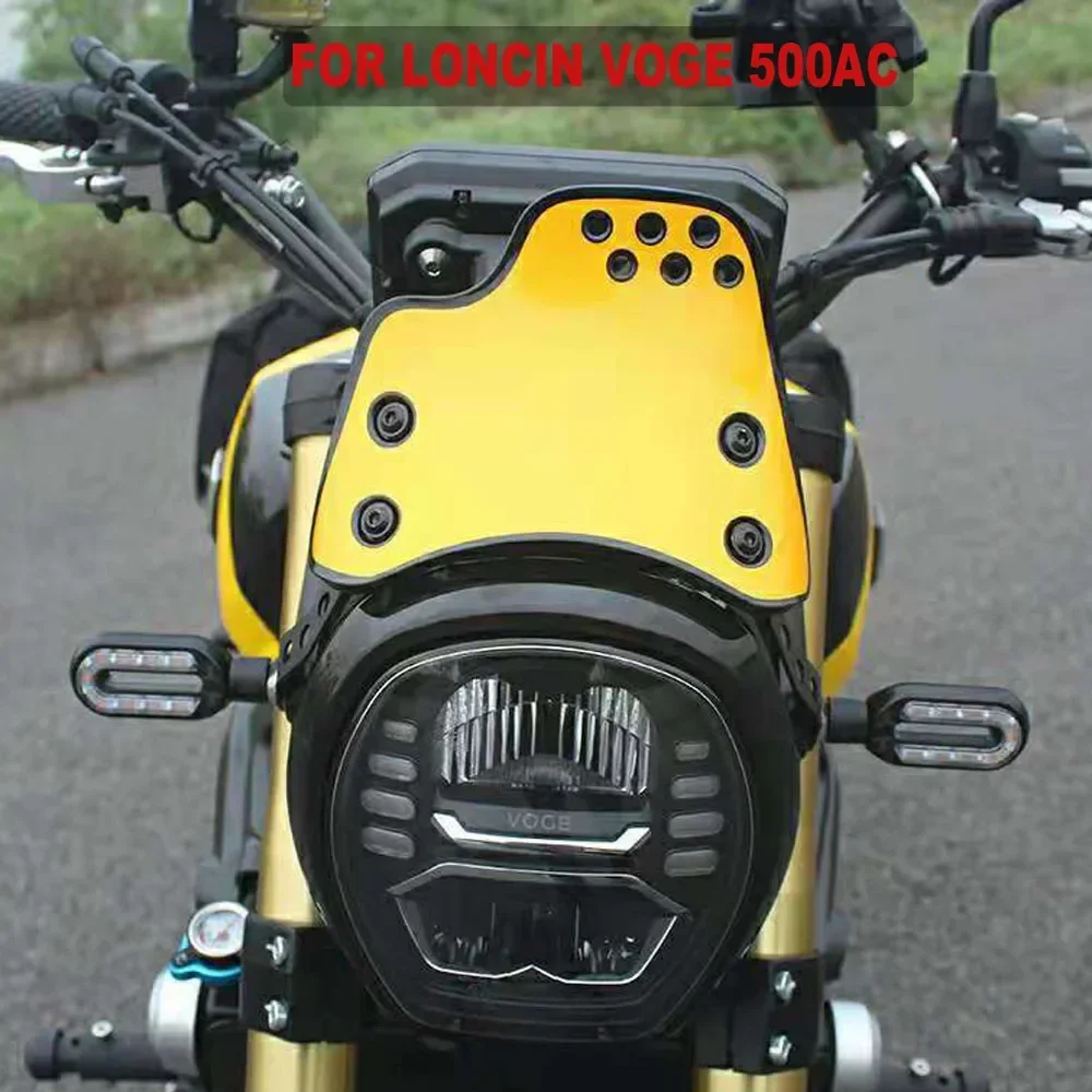 

For LONCIN VOGE 500AC 500 AC Motorcycle Windshield Windscreen Protection Shield VOGE 500AC