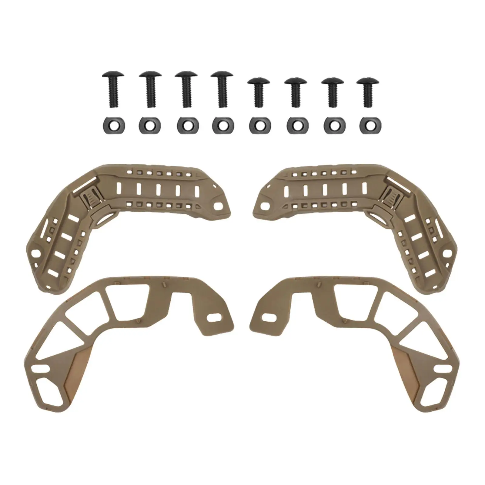 Helmet Rail Connector Nylon Easy Installation Helmet Upgrade Parts