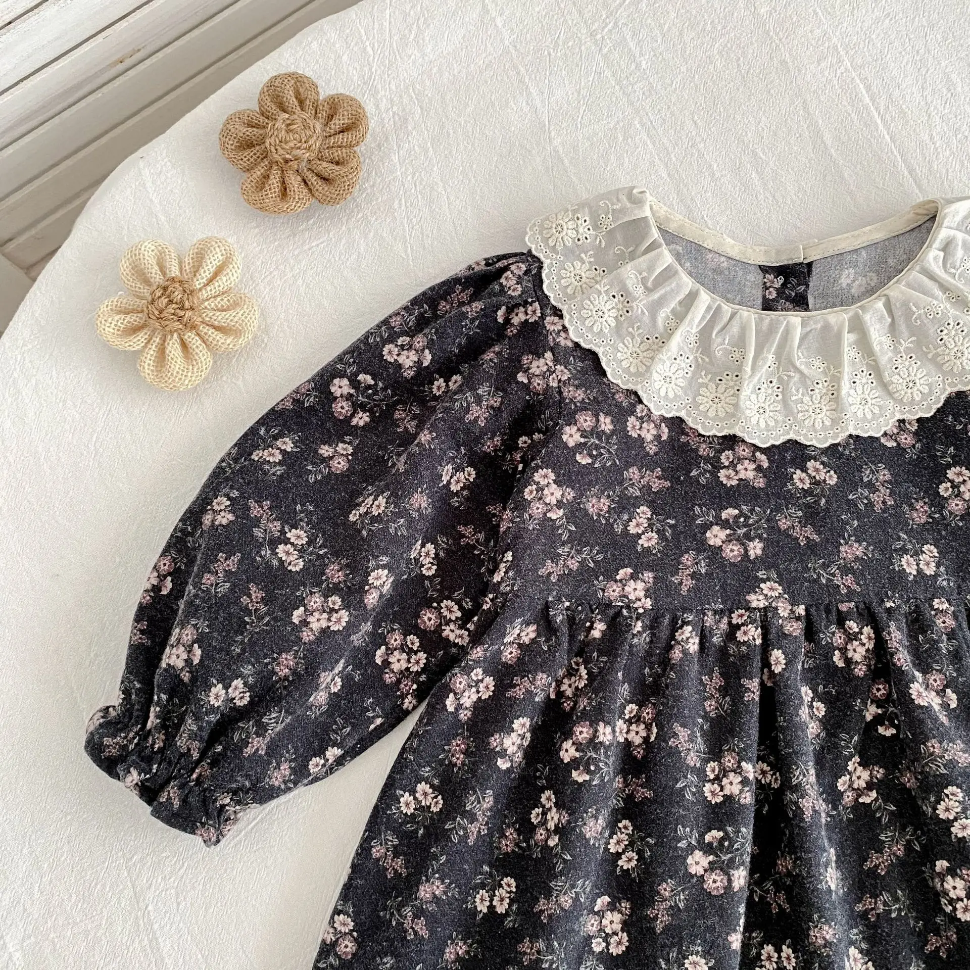 2026 Neuer Frühlings-Baby-Strampler für Mädchen 0-24M Langarm Baumwolle Bedruckt Koreanischer Stil Kletter-Strampler Süße Babykleidung – Detail 17