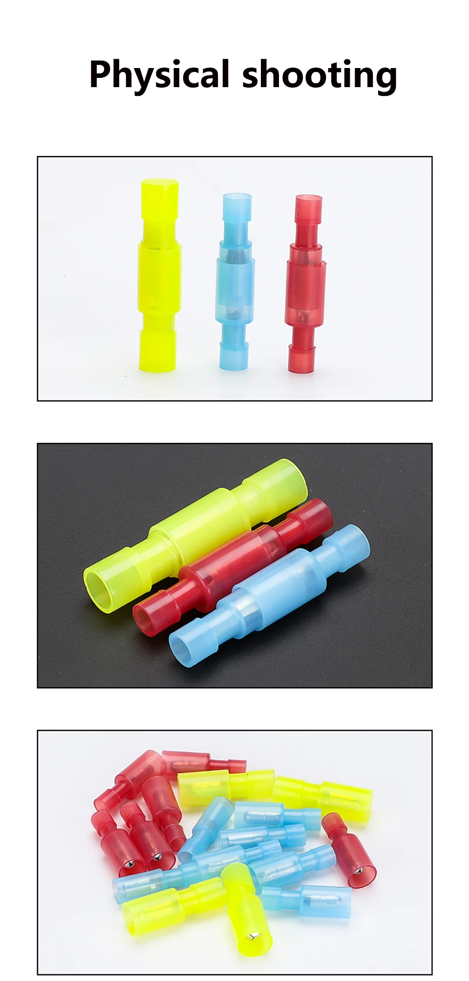 Kabelverbinder mit Rundkopf, Männlich-Weiblich Schnellverbindung, MPFNY FRFNY, Nylon-Isolierte Kabelklemme, Steckbare Endklemme – Detail 6
