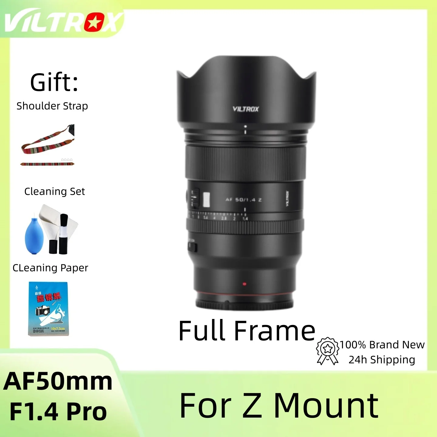VILTROX AF 50mm F1.4 Pro Full-Frame Standard Auto Focus Prime Lens for Nikon Z Mount Z5 Z6 Z7 Zfc Z5II Z8 Z9 Z6II Z6IIIZCameras
