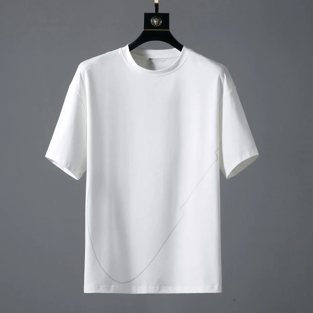 T-shirt à Manches Courtes en Pur Coton, Vêtement de dehors, Saut, vaccage Rapide, Respirant, artificiel astique, Sportif, 32 Points