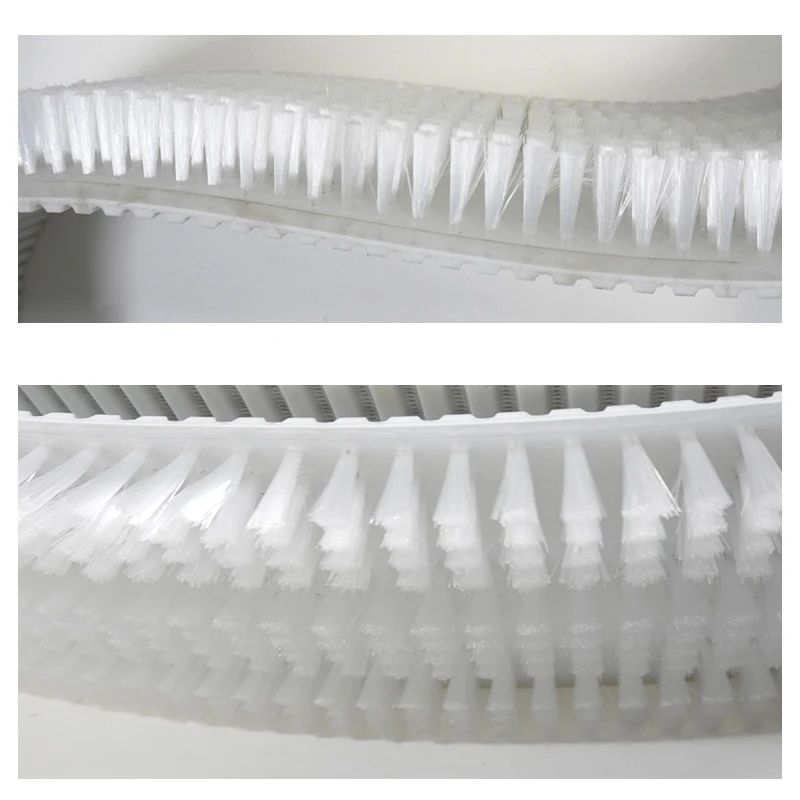 

AT10 PU Timing Belt with Customized Brush Timing Belt for Conveyor Cleaning