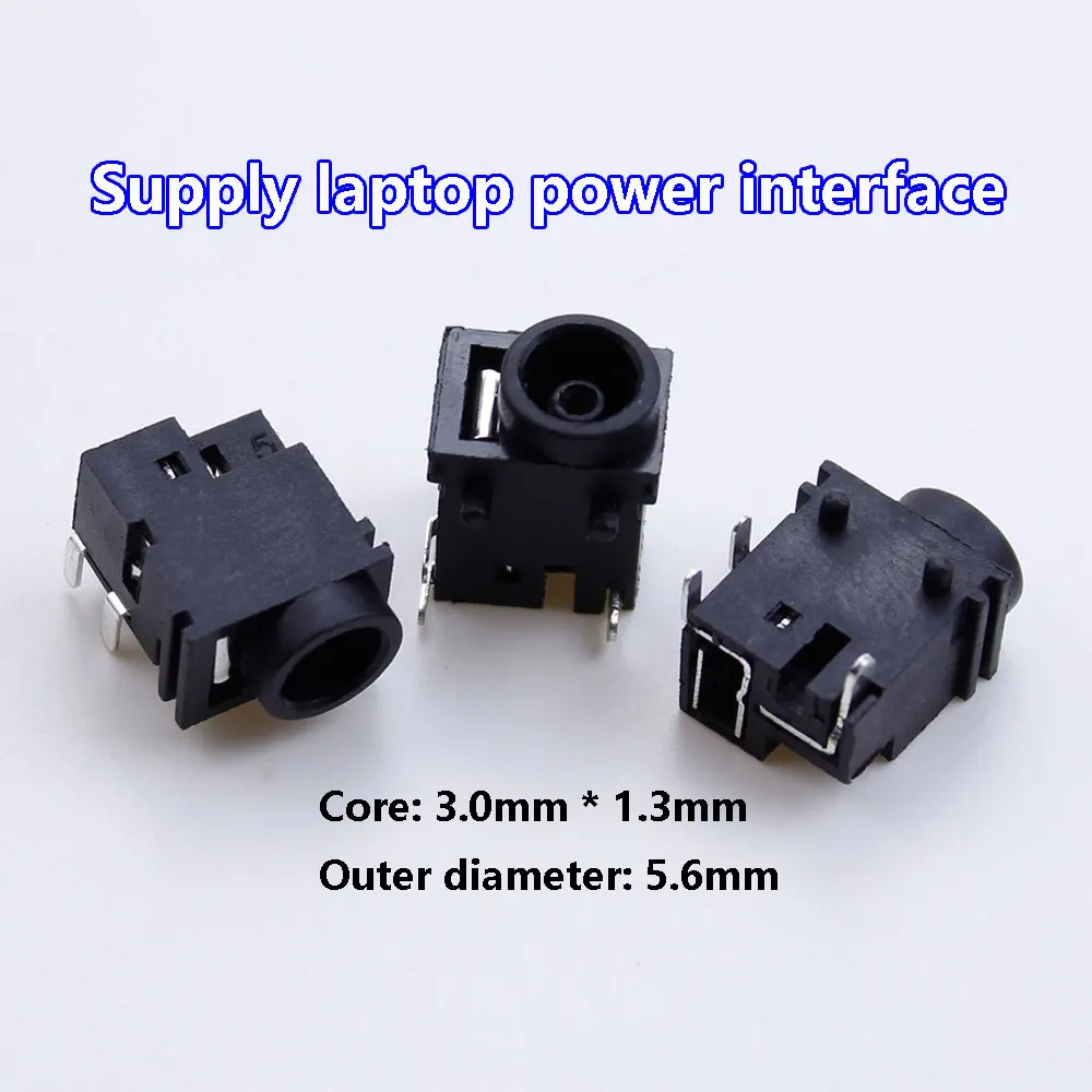 2-10Pcs/Lot DC Power Socket Used For Laptop Power Interface Inner Core 3.0*1.3mm Outer Diameter 5.6mm For Bluetooth Speakers