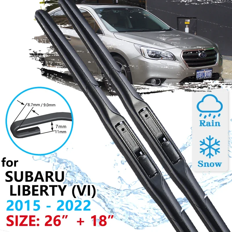 

Car Front Wiper Blade For Subaru Liberty VI Legacy B4 BN BS 2015~2022 Windscreen Windshield Accessories 2021 2020 2019 2018 2017