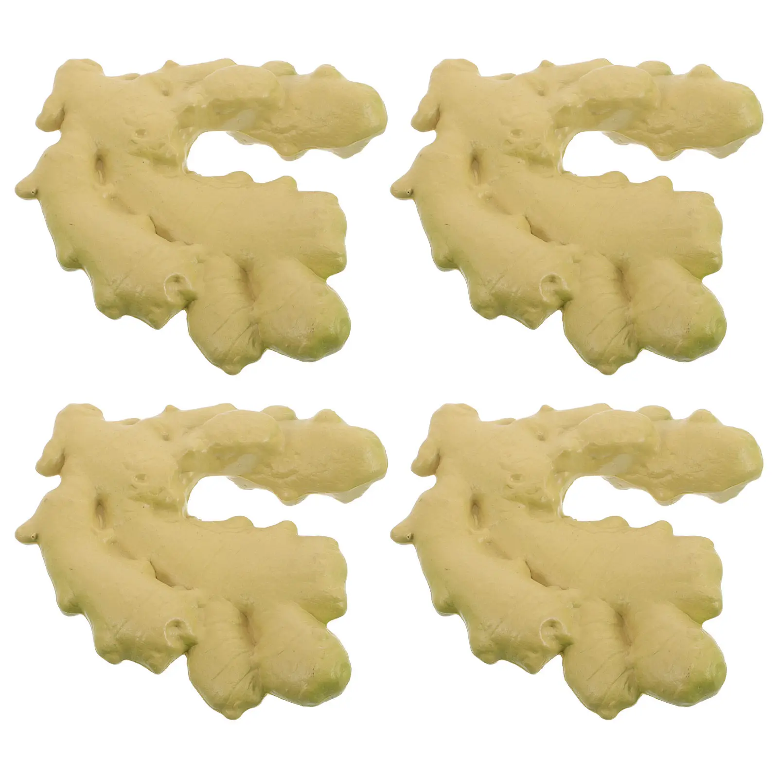 4 Pcs Lifelike Vegetable Display Artificial Food for Ginger Halloween Decorations