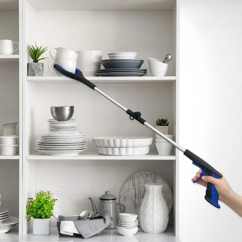 

Foldable Gripper Hand Tool Collapsible Litter Reacher Picker Extender Easy Cleaning Garbage Grabber - Household Cleaning Aid