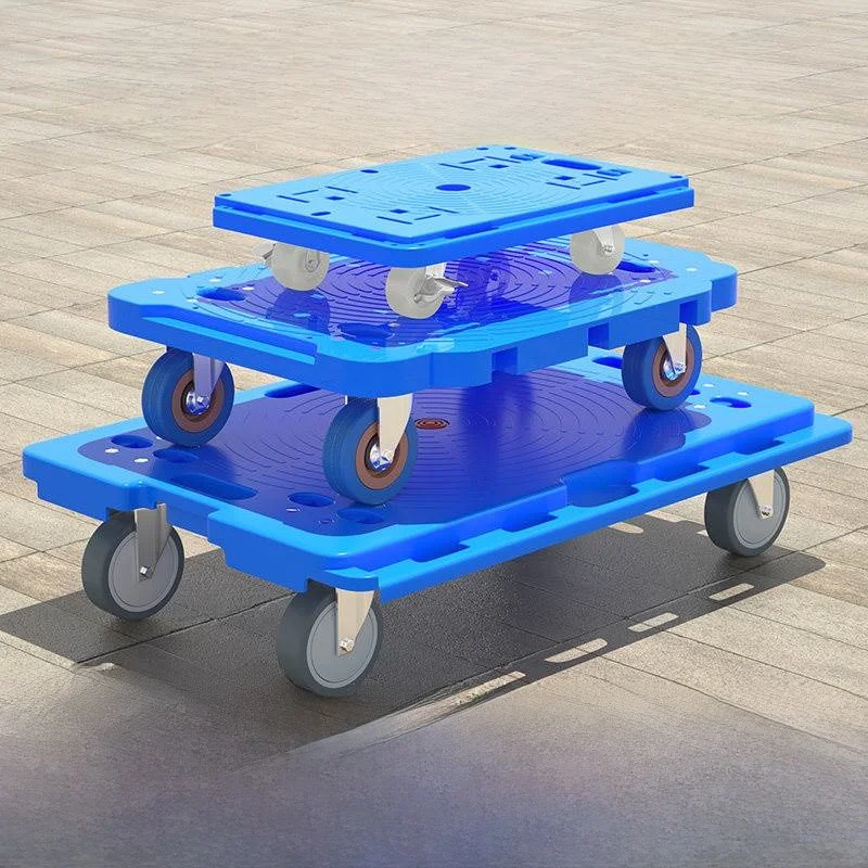 ポータブルタートルフラットベッドハンドトラックドリーカート折りたたみ式ステンレス鋼プラスチックホイール滑らかな表面ショッピングカート家庭用