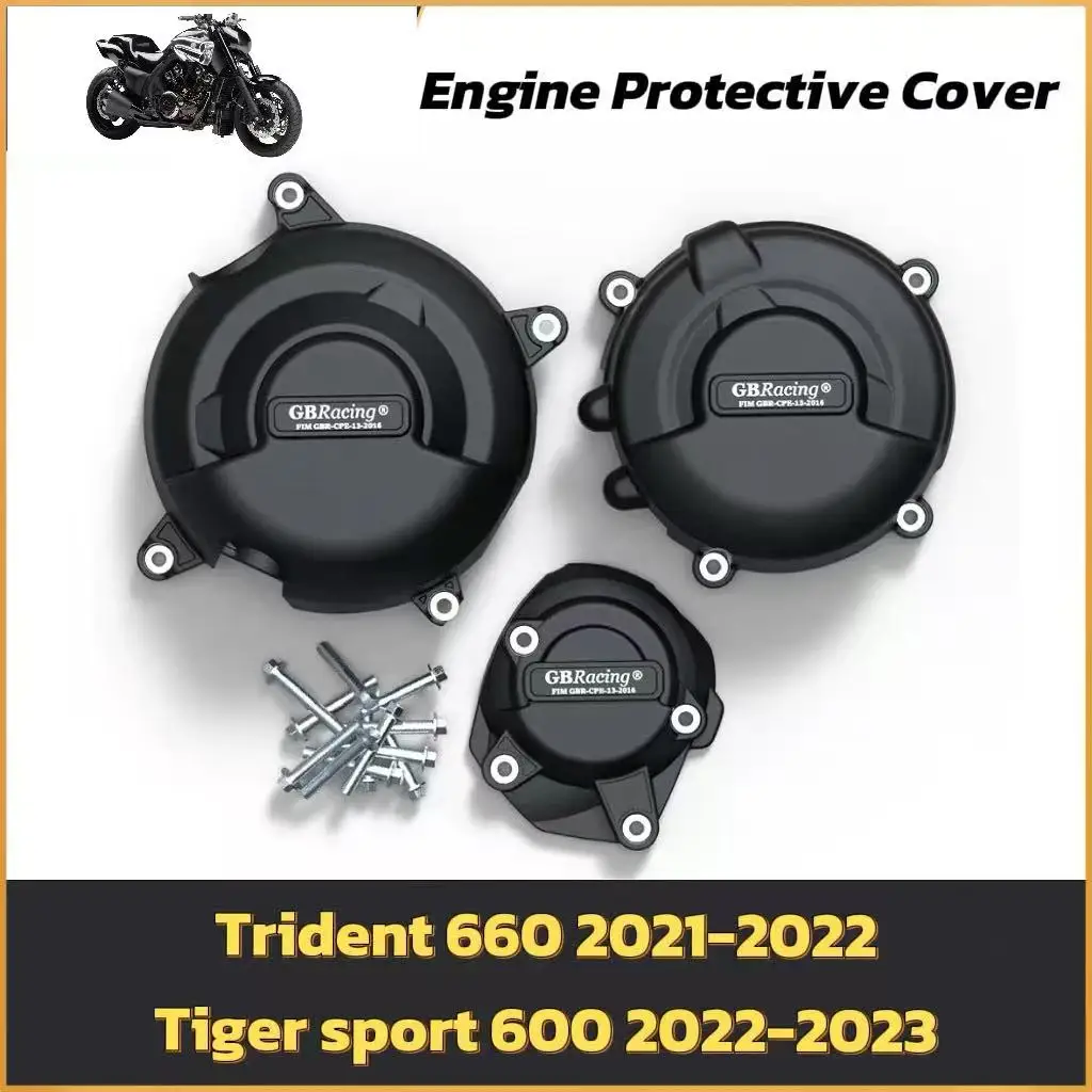 

for Triumph Trident 660 2021 - 2022 Tiger Sport 600 2022 - 2023 Motorcycle Engine Protective Cover