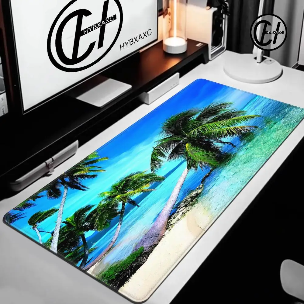 

Tropical Beaches HYBXAXC Mouse Pad Desk Pads Computer Carpet Mausepad Office Accessories Keyboard Pc Gaming Deskmat Rugs Laptop