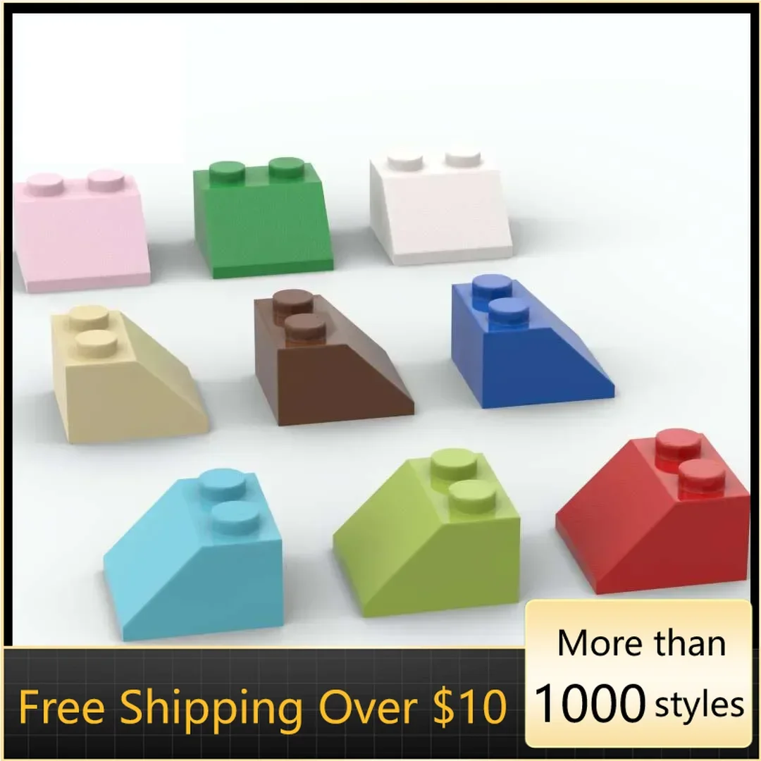 

10PCS Assembles Particles 3039 Slope 45 2x2 Bricks Building Blocks Parts DIY Assembly Educational Toys For Children Kids Gift