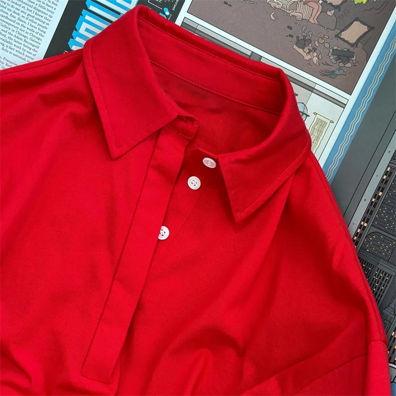 Camiseta para mujer, nueva camiseta elástica ajustada de manga larga para otoño 2025, jersey de algodón puro de alta calidad, Polo, ropa y2k