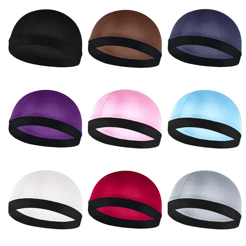 New Children's Wave Hat Elastic Artificial Silk Children's round Capwave cap One piece dropshipping