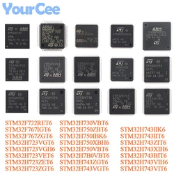 2pcs/1pc STM32F722RET6 STM32F722 STM32F722RET LQFP-64 ARM Cortex-M7 32-Bit Micro-Controller-MCU Chip STM32H743VIT6 STM32H723VGT6