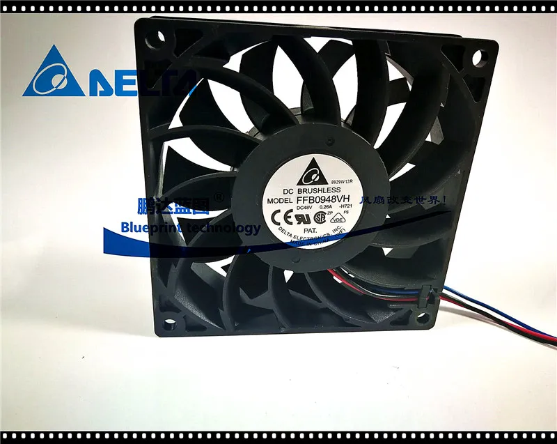 Brand New & Original 9225 Ffb0948vh 9.2cm 48V 0.26a Server Cooling Fan