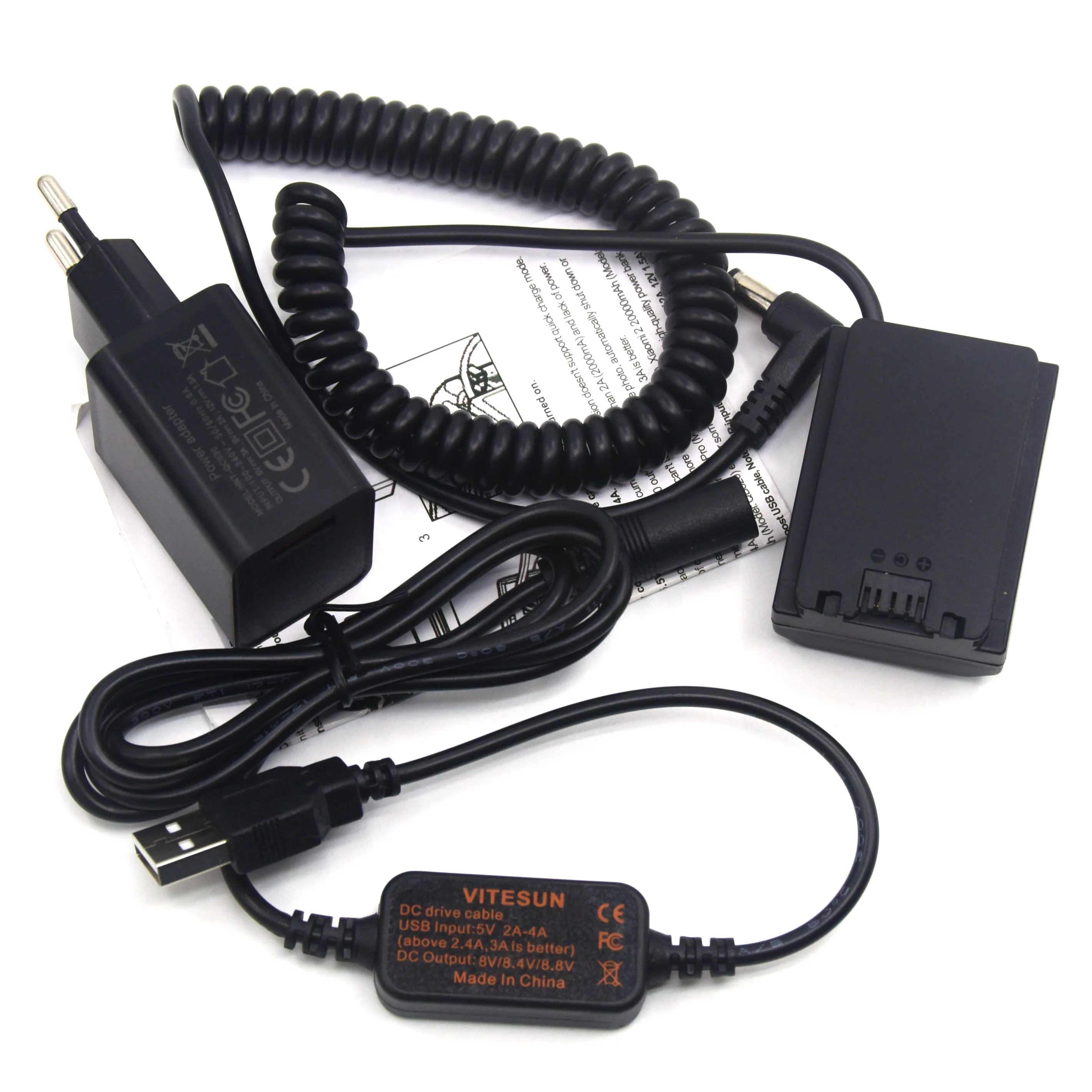 18W Charger USB to DC Cable NPFZ100 Dummy Battery for Sony Alpha A7IV A9 A7RM3 A7RIII A7III A7M3 A7M4 A6600 Camera