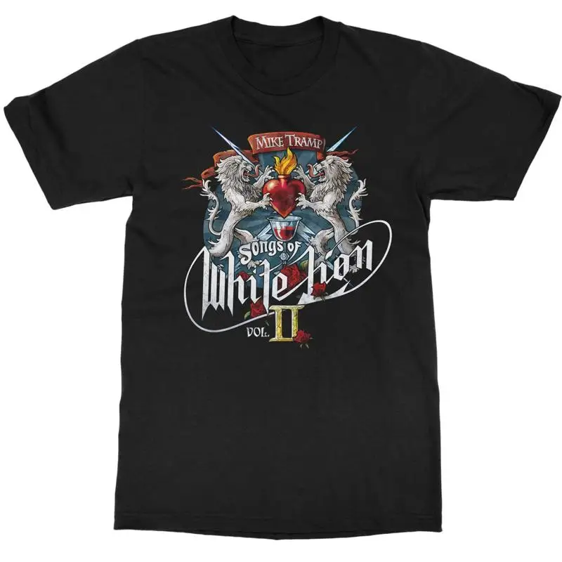 

White Lion 2025 band black T shirt All sizes S to 45Xl