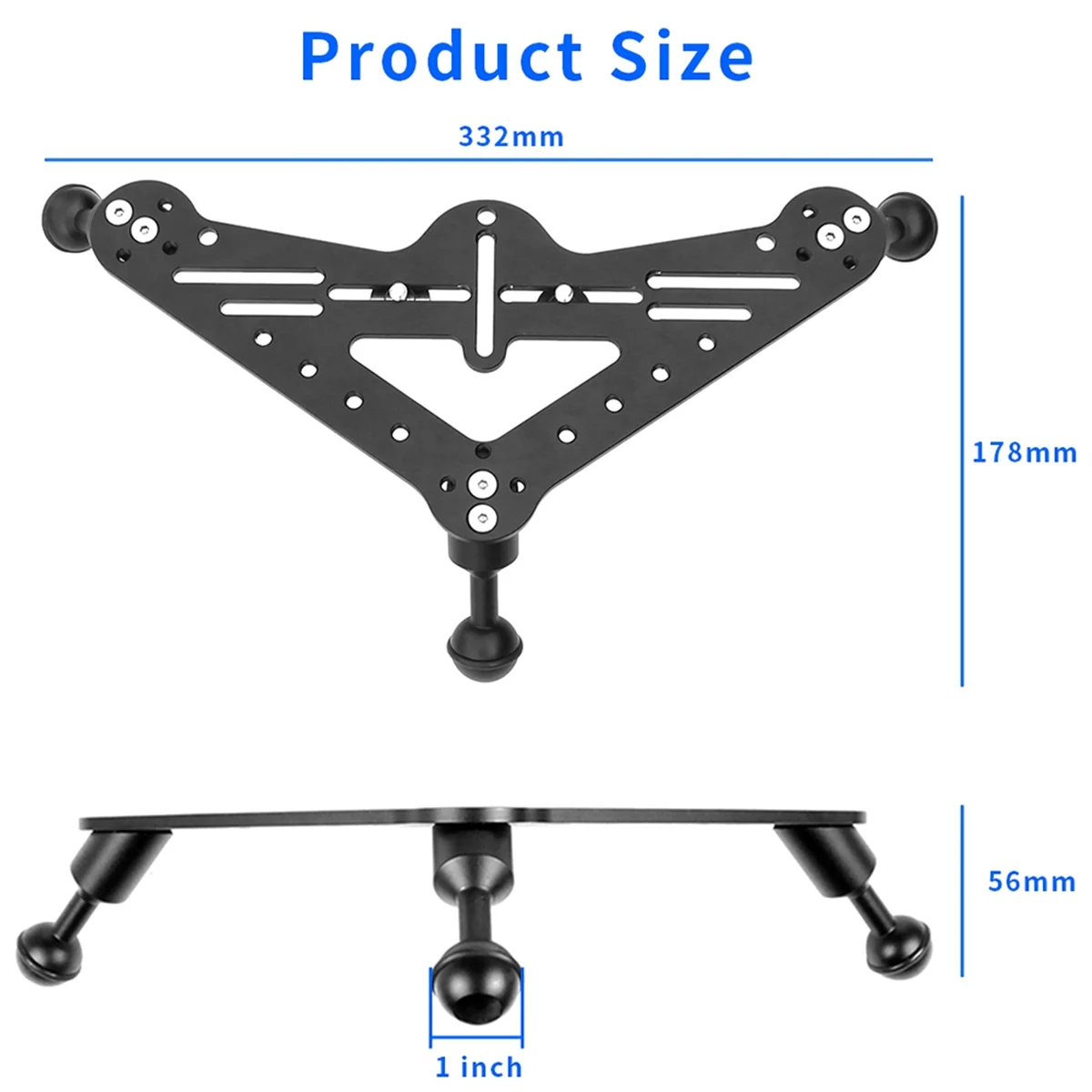 ABJG-Diving Tray Video Triangle Stabilizer Gimbal Tripod SLR Camera Underwater Photography Light