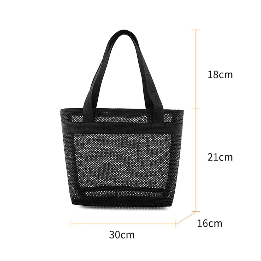 Large Travel Bag Organization Storage Bag Reusable Eco Bag Clothing Portable Outdoor Beach Mesh Pouch Bathroom Wash Bag Package