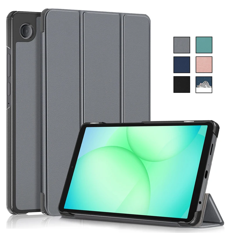 

For Samsung Galaxy Tab A11 Case Trifold Magnetic PU Leather Hard Stand Cover For Funda Galaxy Tab A11 8.7 inch 2025 Case Coque