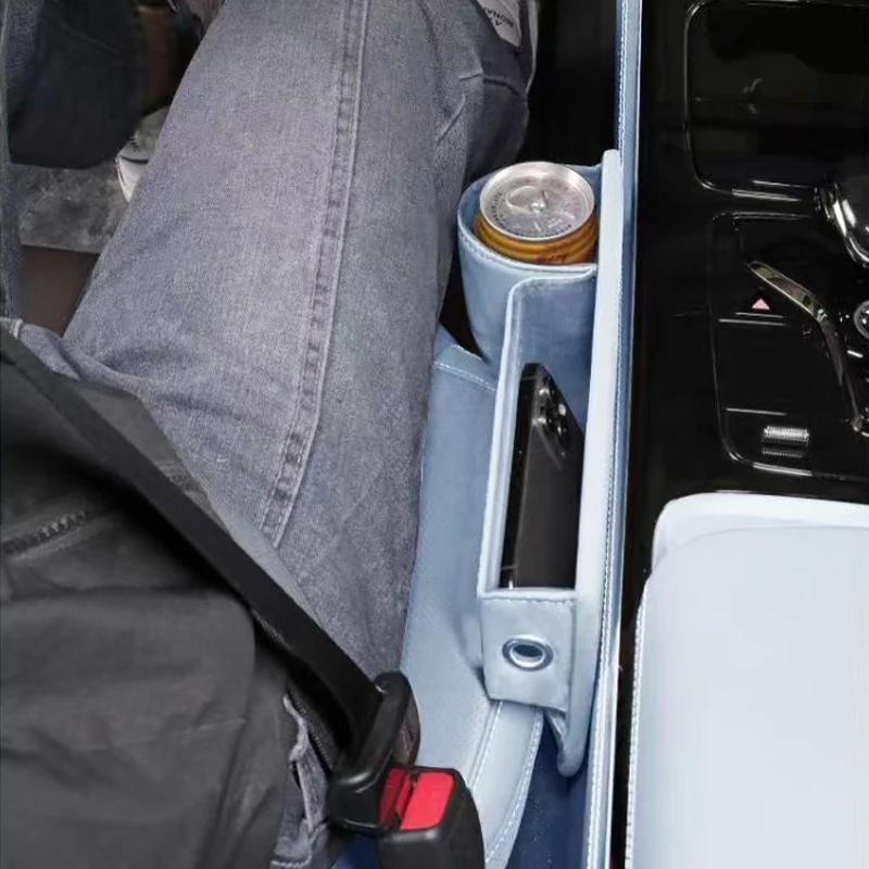 ل BYD النورس دولفين ميني 2023 2024 مقعد السيارة الفجوة صندوق تخزين متعدد الألوان مع حامل الكأس حامل البطاقة الديكور الداخلي #4