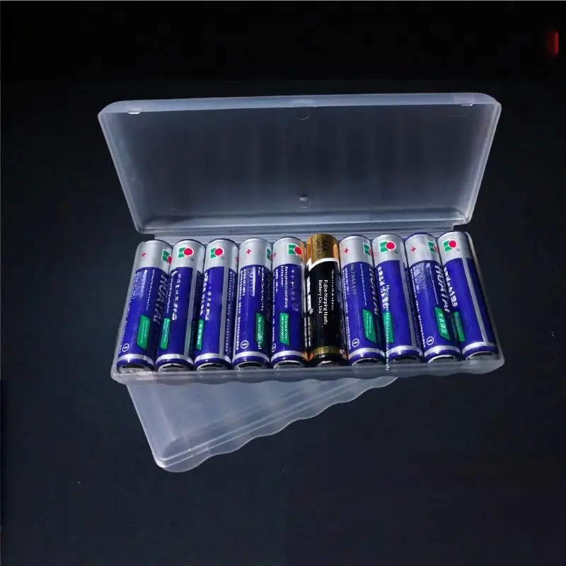 1/3/5Pcs Portable AAA Battery Storage Box Plastic Battery Holder Dustproof Shockproof Battery Organizer Case For Dry Batteries
