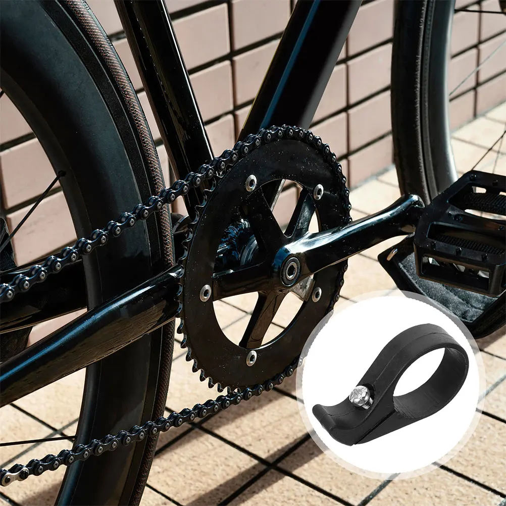 

2pcs Mountain Deflector Black Plastic Guide For Road Folding Bikes Drop Catcher Bicycle Chain Protection Accessory Bike Chain