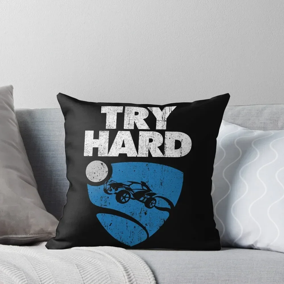 RL TryHard Throw Pillow ornamental pillows Anime Cusions Cover Room decorating items pillow