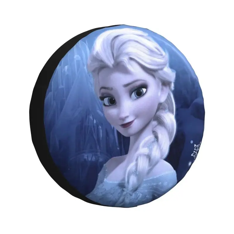 Custom Cartoon Frozen Princess Spare Tire Cover for Jeep Hummer SUV RV 4x4 Car Wheel Protectors Accessories 14