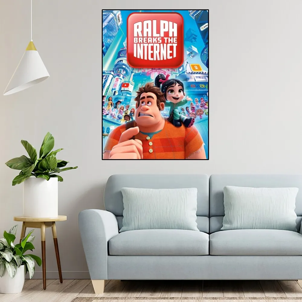 Ralph B-Breaks The Internet Poster Home Room Decor Aesthetic Art Wall Painting Stickers