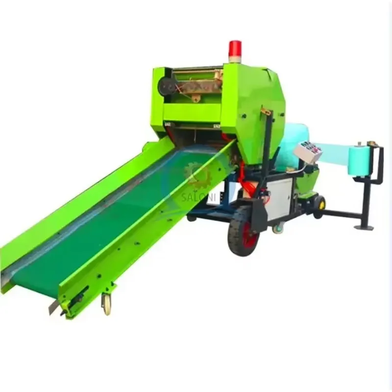 Silage Baler Machine Diesel Engine Silage Bailing Papers Hay Baling Equipment Corn Silage Baler Machine