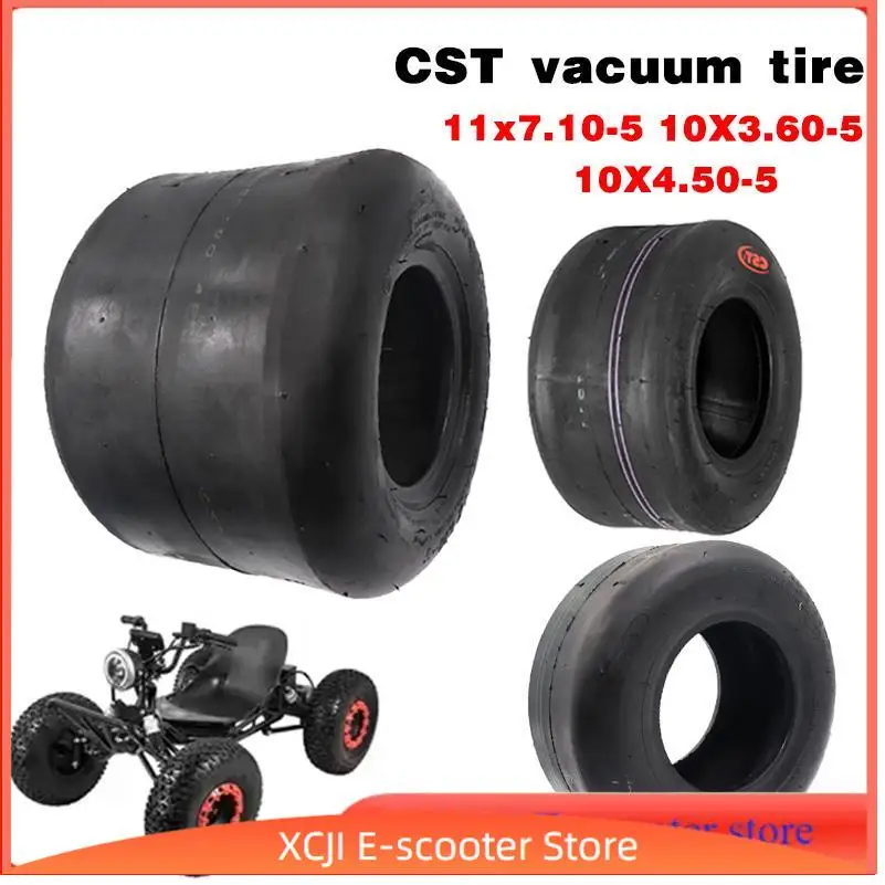 

Field Competitive Go Karting Tire 10x4.50-5 11x7.10-5 Inch Rain Tire Vacuum Tire Drift Go Kart Accessories