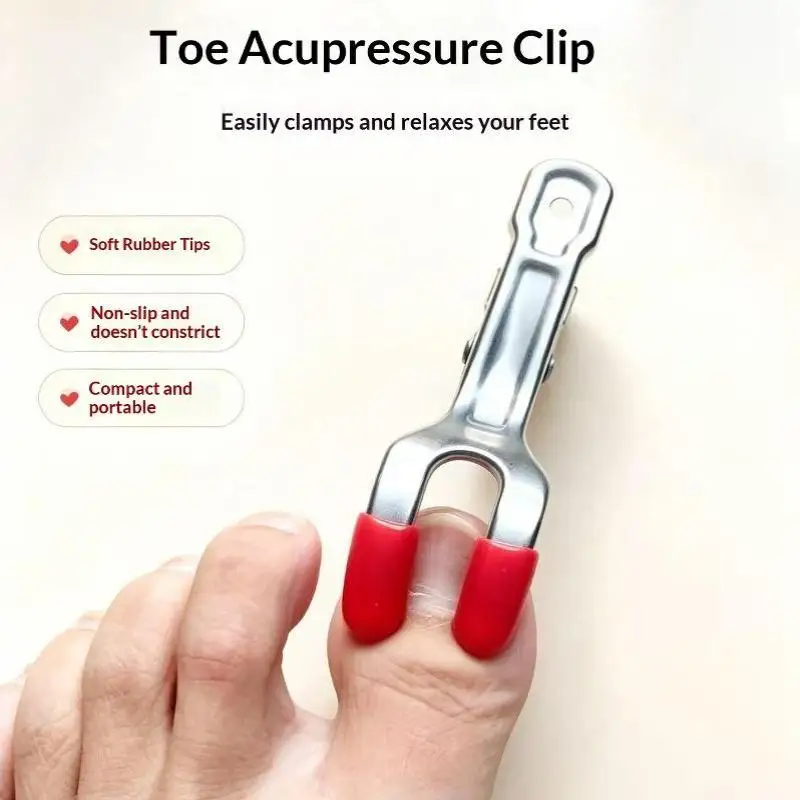 2PCS Tiger Mouth Massage Clip Finger Massage Clip Ear Massage Clip Acupoint Massage Clip Meridian Regulation For Relaxing