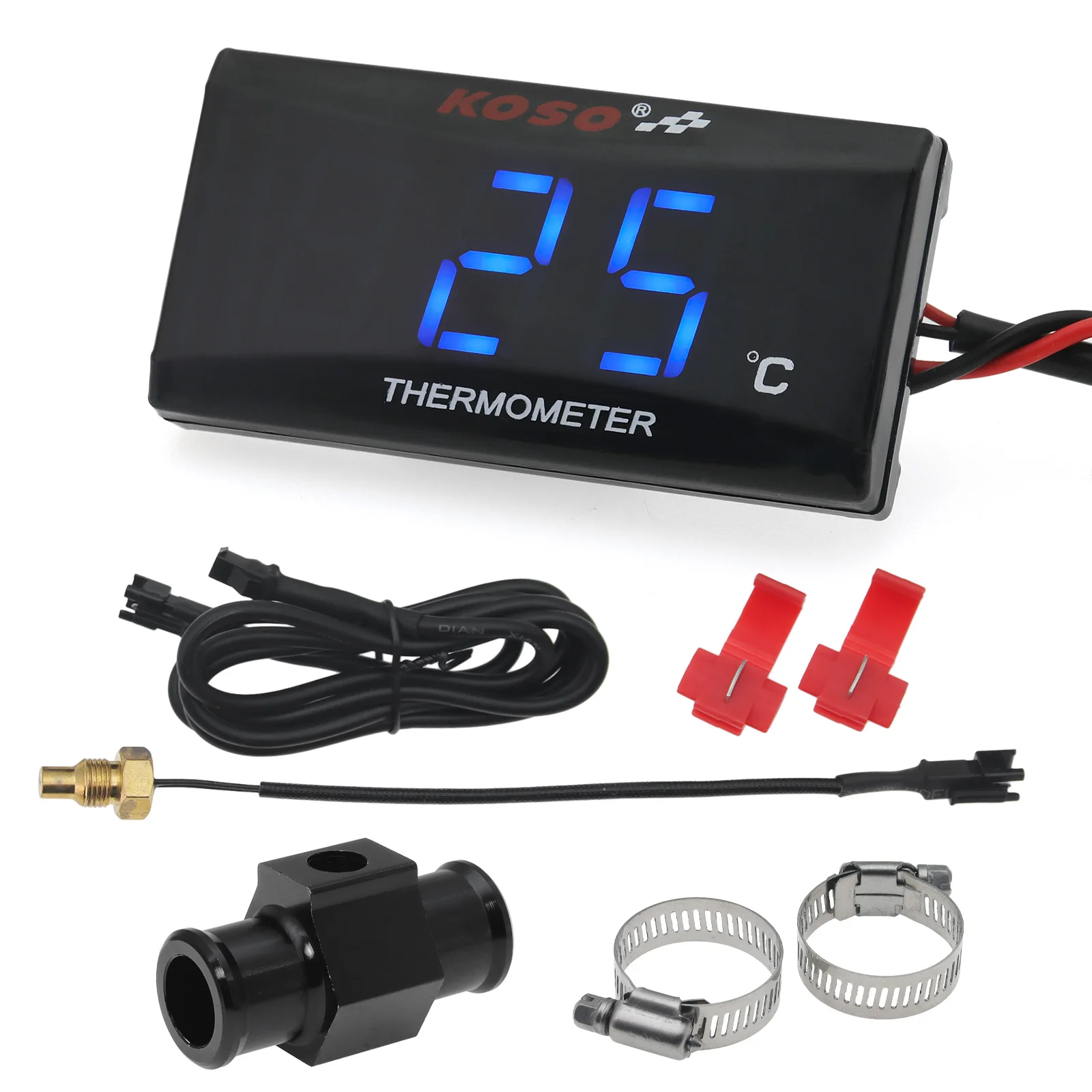 Motorcycle Water Temperature Gauge Mini Thermometer Temp gauges Scooter Racing For XMAX250 300 NMAX CB 400 CB500Xsor