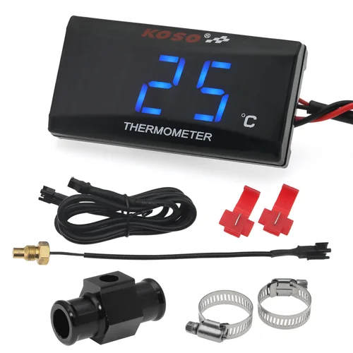 Medidor de temperatura del agua para motocicleta, Mini termómetro, medidores de temperatura, Scooter de carreras para XMAX250 300 NMAX CB 400 CB500Xsor